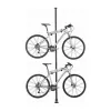 Topeak Dual-Touch Fahrradständer von Boden bis Decke für 2 Fahrräder, Schwarz/Silber