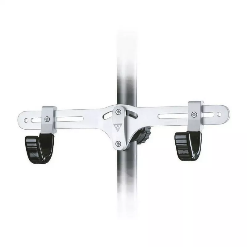 Topeak Dual-Touch Fahrradständer von Boden bis Decke für 2 Fahrräder, Schwarz/Silber