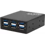 Exsys USB 3.2 Gen 1 Hub mit 15kV ESD-Schutz, DIN-Schienenmontage, 6-Port (EX-11246HMS)