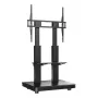 ONKRON TS2811E-B Mobiler TV-Ständer für 50-120 Zoll Bildschirme, Schwarz