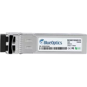 BlueOptics SFP-50G-SR-S Kompatibler SFP56-Transceiver, LC Duplex, 50GBASE-SR, Multimode-Faser, 850nm, 100m, 0-70°C, DDM