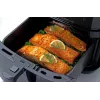 Breville VDF133X Ölfreier Dampf-Heißluftfritteuse, 7L, 1700W, Schwarz/Silber