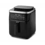 Breville VDF133X Ölfreier Dampf-Heißluftfritteuse, 7L, 1700W, Schwarz/Silber