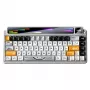 AULA Gasket AMG65 White LightFeather RGB Mechanical Keyboard