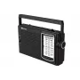 ELTRA Radio IZA-5 Schwarz Tragbares FM-Radio mit AM LW Bändern, AUX-Eingang, Batterie-/Netzbetrieb