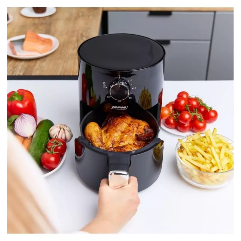 MPM MFR-12 Heißluftfritteuse 1500W 3,2L Schwarz
