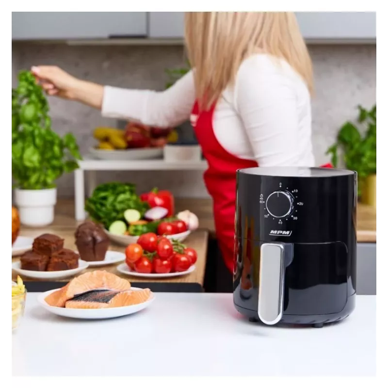 MPM MFR-12 Heißluftfritteuse 1500W 3,2L Schwarz