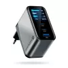 EVERACTIVE SC-670Q GaN 67W USB-C Ladegerät mit 2x USB-C und 1x USB-A, Quick Charge 4+, PD 3.0, Schwarz