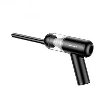 AWEI Mini Akku-Staubsauger V2 Schwarz 5000Pa Saugkraft USB-C
