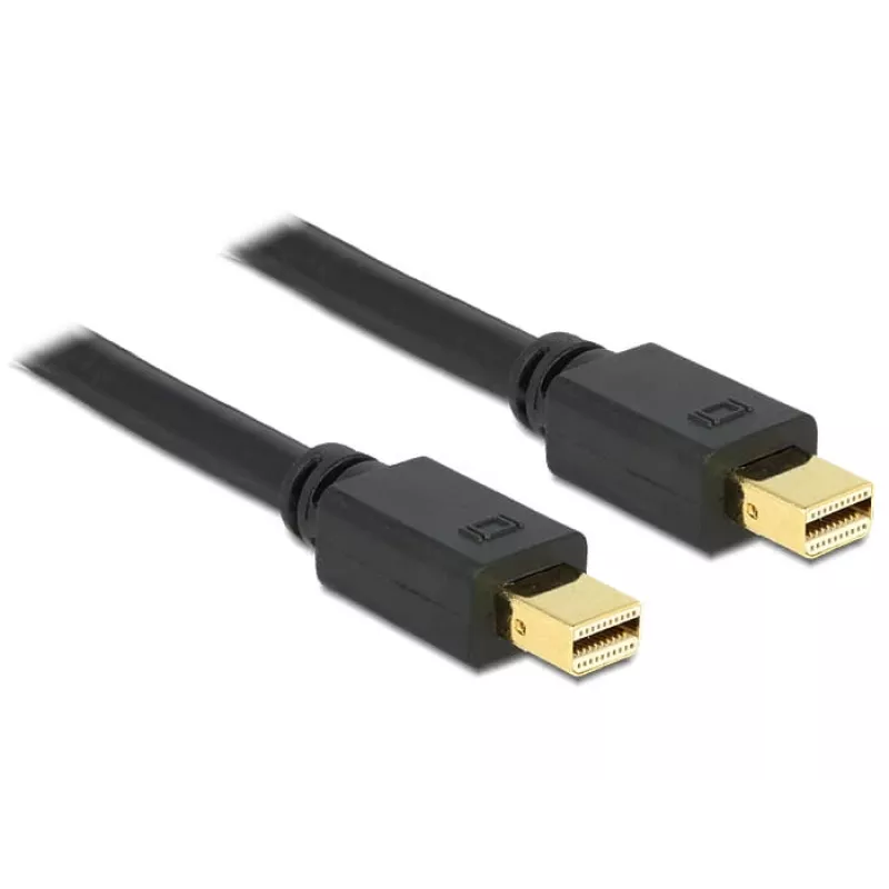 Delock DisplayPort-Kabel - Mini DisplayPort (M) auf DisplayPort (M) - 2 m - Schwarz