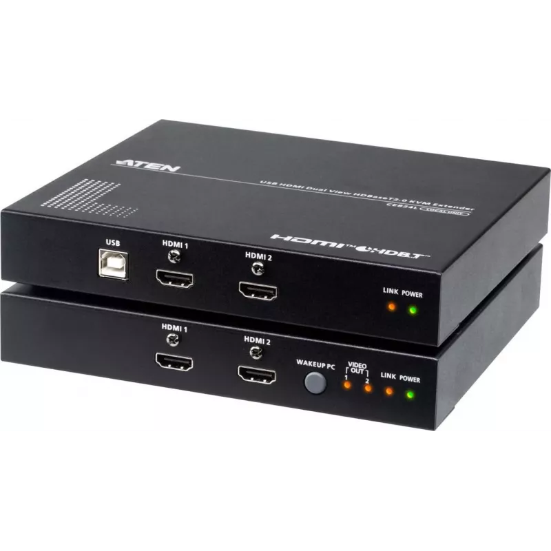 ATEN CE824 USB-HDMI Dual-View HDBaseT 2.0 KVM Extender