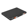 Logitech Slim Folio Tastaturhülle für iPad 10,2 Zoll (7., 8., 9. Generation) - Graphit - QWERTY UK Englisch