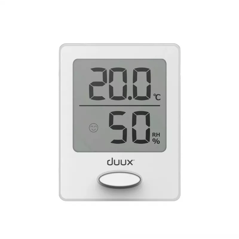 Duux Sense Hygrometer + Thermometer Weiß LCD-Display
