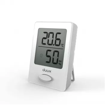 Duux Sense Hygrometer + Thermometer Weiß LCD-Display