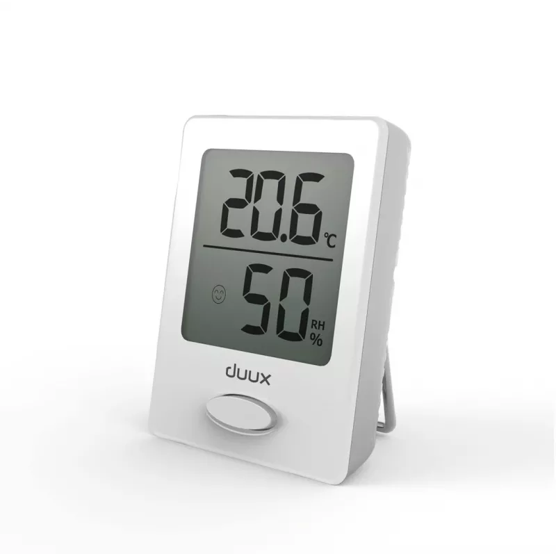 Duux Sense Hygrometer + Thermometer Weiß LCD-Display