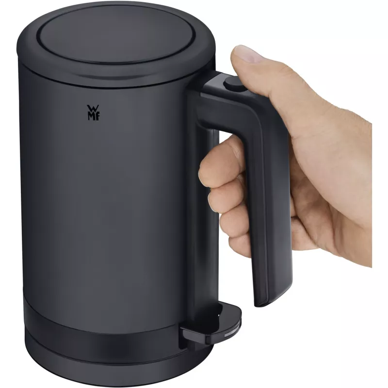 WMF KÜCHENminis Wasserkocher 0,8 L, 1800 W, Edelstahl, Schwarz