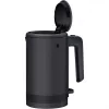 WMF KÜCHENminis Wasserkocher 0,8 L, 1800 W, Edelstahl, Schwarz