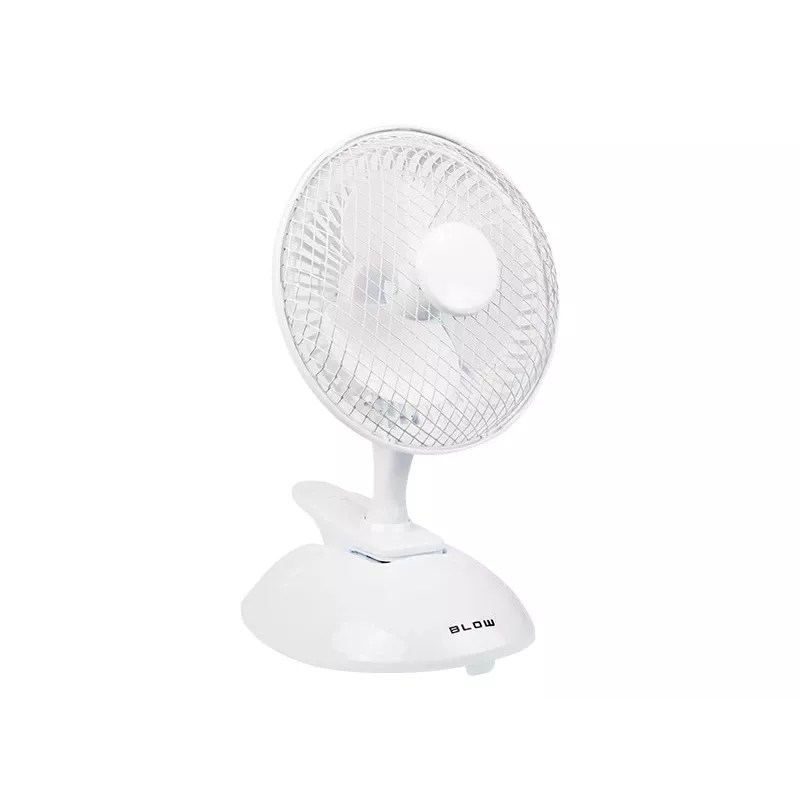 BLOW Tischventilator 6 inch / 15cm 2in1 Clip-Ventilator 25W Schwarz