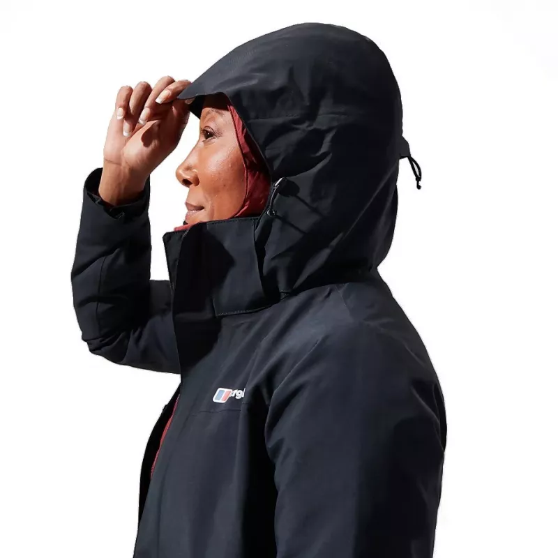 Berghaus Hillwalker Gore-Tex InterActive Jacket - Damenjacke, Größe M (Schwarz)