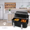 Nedis KAAF320BK Heißluftfritteuse Dual Basket 8,4 L 2600 W Digital-Touchscreen Schwarz