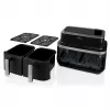 Nedis KAAF320BK Heißluftfritteuse Dual Basket 8,4 L 2600 W Digital-Touchscreen Schwarz