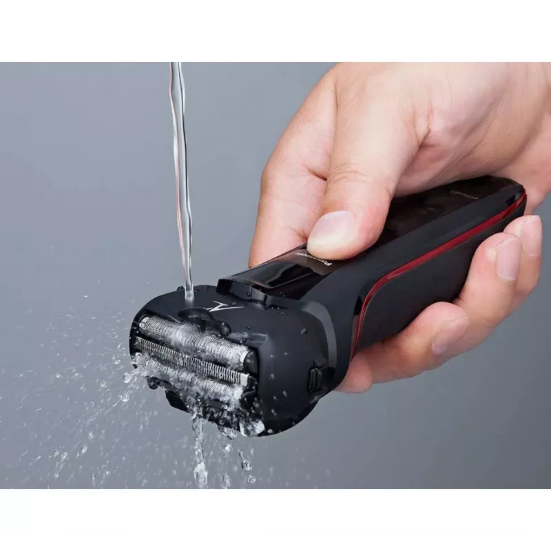 Panasonic ES-LL41-K503 Nass-Trocken-Rasierer, 3-Klingen-Folie, Lithium-Ionen, 50 Minuten Laufzeit, Schwarz