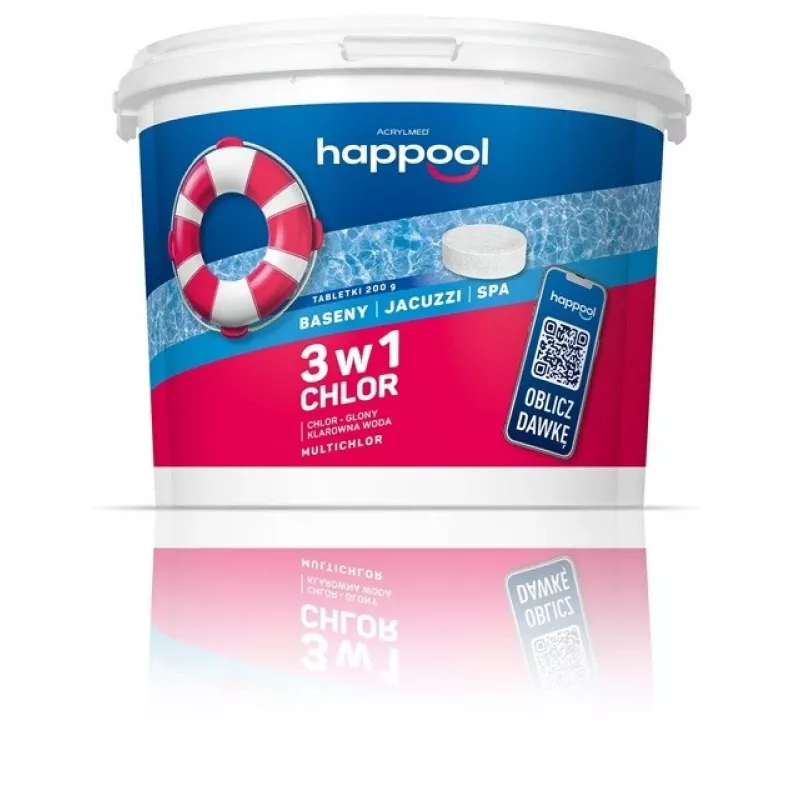 Acrylmed MULTICHLOR Multifunktionale Chlor-Tabletten 200 g / 3 kg