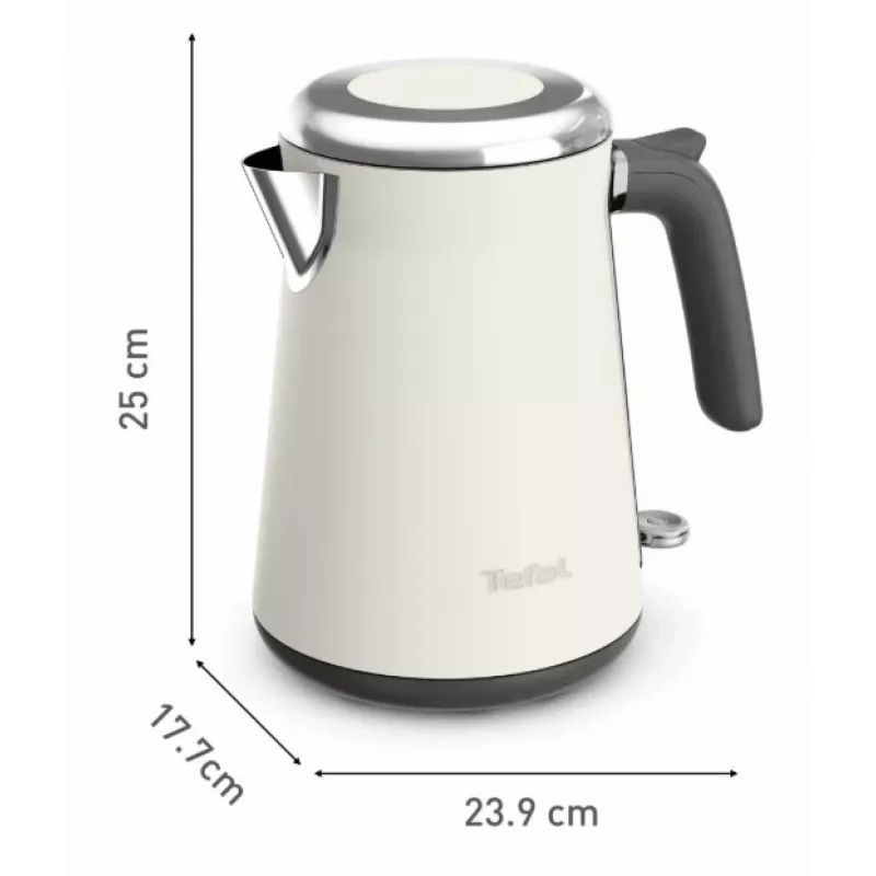 Tefal Loft Collection KI666AE0 Wasserkocher 1,7 L 2400 W Elfenbein