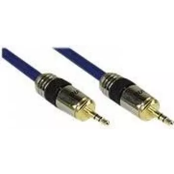 INLINE Kindermann Audiokabel - Stereo-Klinke Stecker auf Stereo-Klinke Stecker - 5 m - abgeschirmt (K-99955P)