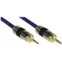INLINE Kindermann Audiokabel - Stereo-Klinke Stecker auf Stereo-Klinke Stecker - 5 m - abgeschirmt (K-99955P)