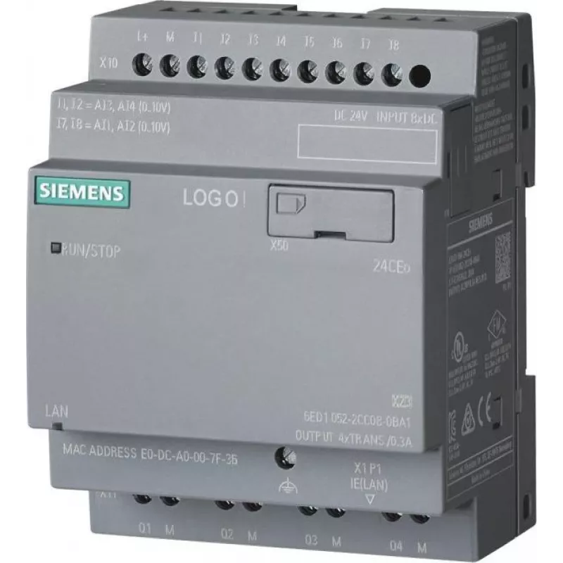 Siemens LOGO! 24 CEo Logikmodul 6ED1052-2CC08-0BA2