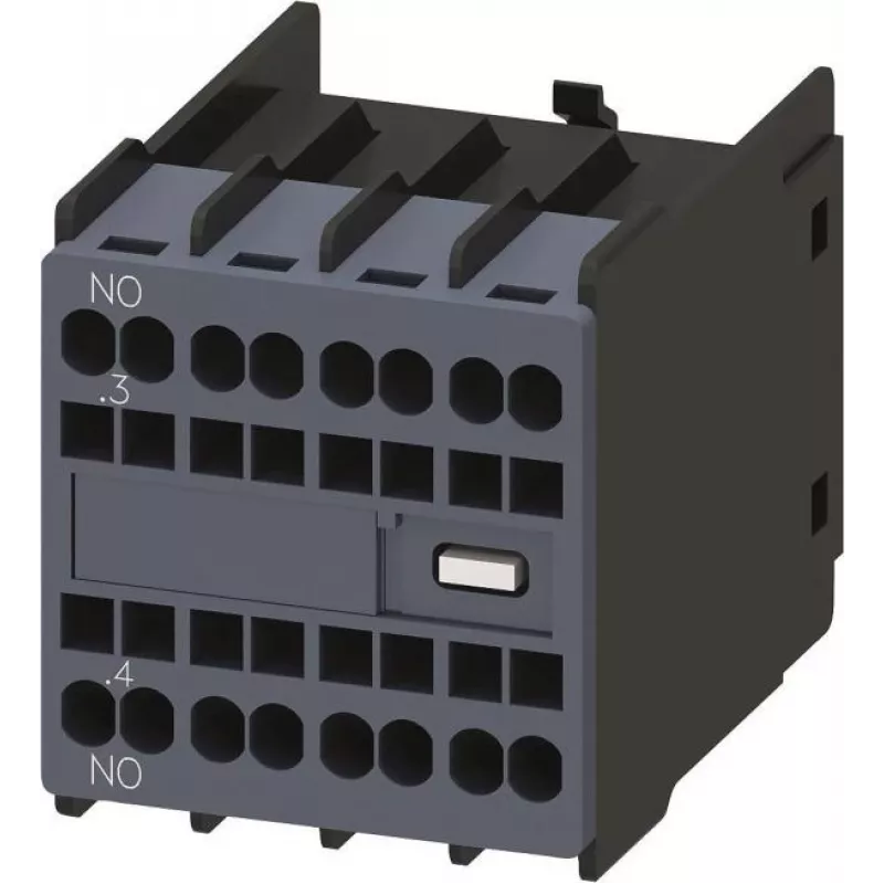 Siemens SIRIUS 3RH29 Hilfsschaltblock, 1 NO, Schraubanschluss, Frontmontage, 3RH2911-2HA10
