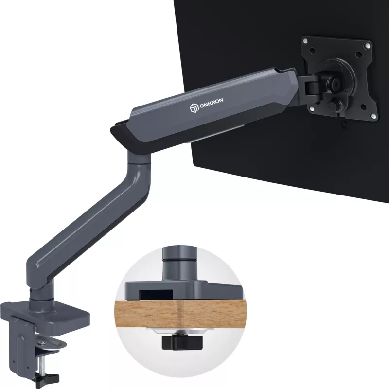 ONKRON G95-G Tischhalterung für 17-45 Zoll Monitore, Graphit