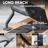 ONKRON G95-G Tischhalterung für 17-45 Zoll Monitore, Graphit