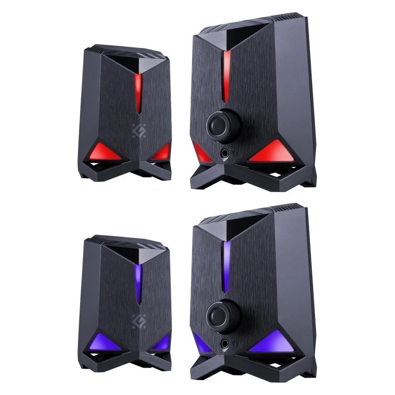 Defender Rocket 2.0 PC-Lautsprecher 6W LED USB Schwarz