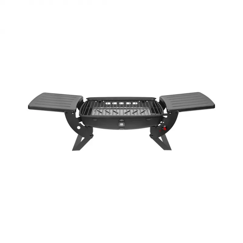 TEESA BBQ 1000 1-Brenner Gasgrill, tragbar, schwarz
