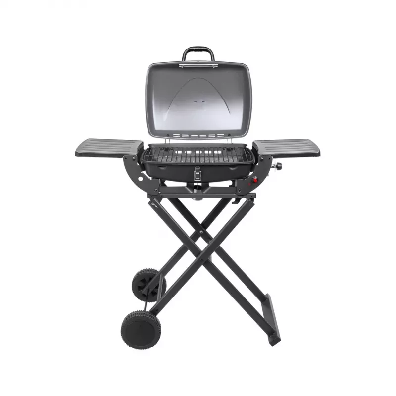 TEESA BBQ 1000 1-Brenner Gasgrill, tragbar, schwarz