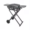 TEESA BBQ 1000 1-Brenner Gasgrill, tragbar, schwarz