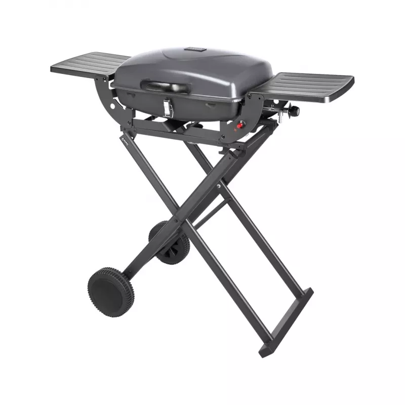 TEESA BBQ 1000 1-Brenner Gasgrill, tragbar, schwarz