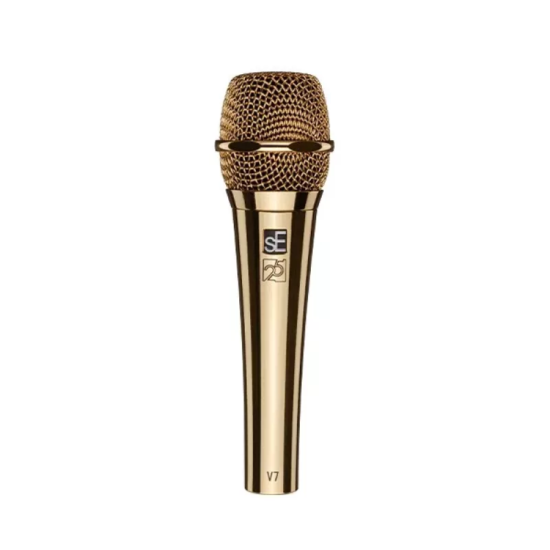 sE Electronics V7 G-25AE Dynamisches Mikrofon, Gold (25th Anniversary Sonderedition)