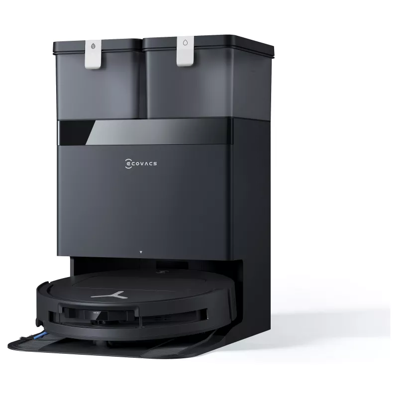 ECOVACS DEEBOT T50 OMNI Gen3 Saug- und Wischroboter, Schwarz, 8000 Pa Saugkraft, Auto-Entleerstation