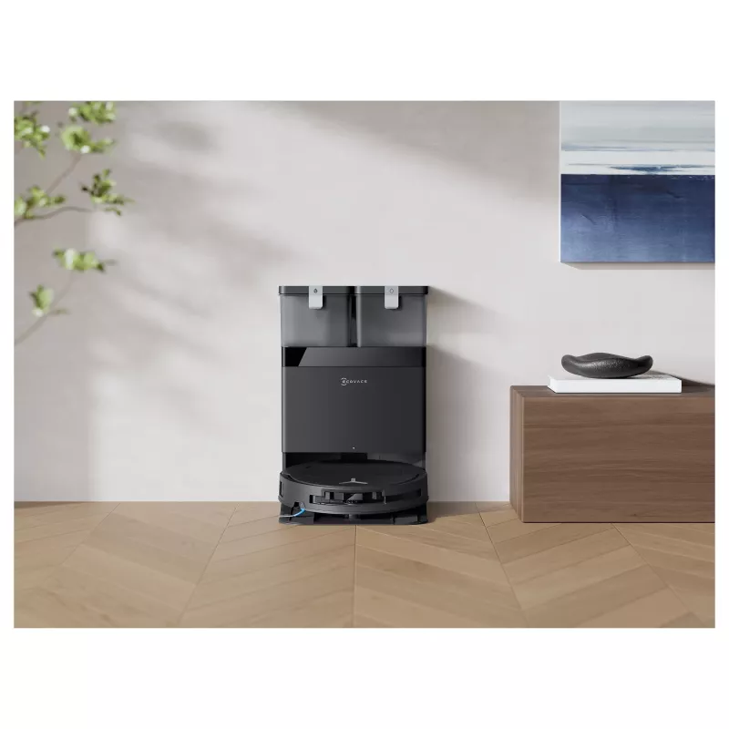 ECOVACS DEEBOT T50 OMNI Gen3 Saug- und Wischroboter, Schwarz, 8000 Pa Saugkraft, Auto-Entleerstation