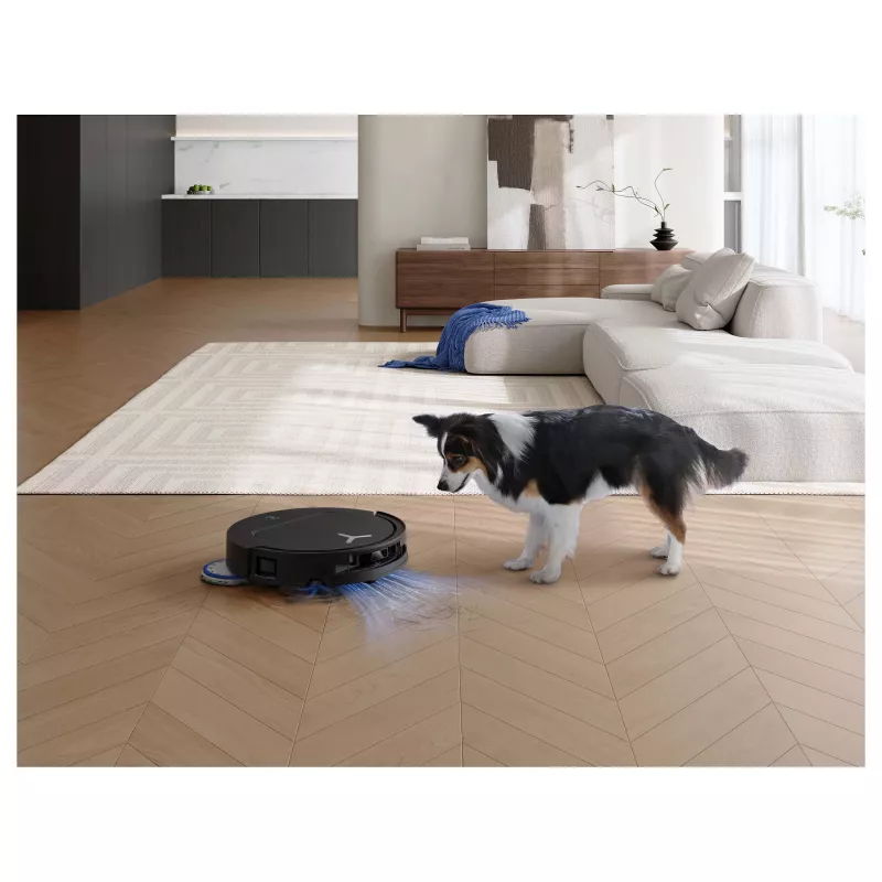 ECOVACS DEEBOT T50 OMNI Gen3 Saug- und Wischroboter, Schwarz, 8000 Pa Saugkraft, Auto-Entleerstation