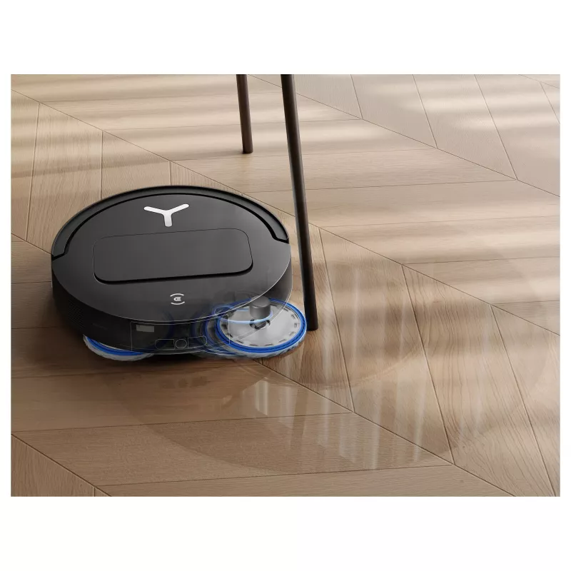 ECOVACS DEEBOT T50 OMNI Gen3 Saug- und Wischroboter, Schwarz, 8000 Pa Saugkraft, Auto-Entleerstation