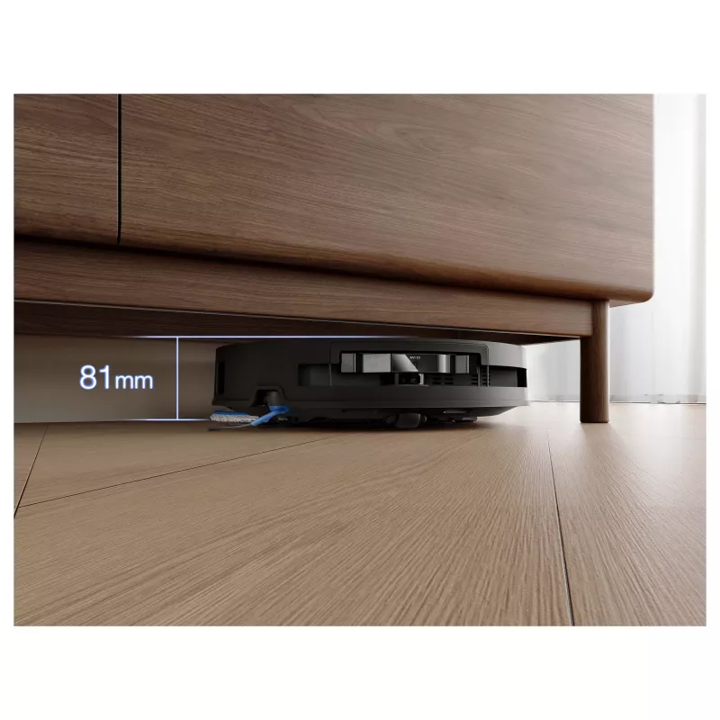 ECOVACS DEEBOT T50 OMNI Gen3 Saug- und Wischroboter, Schwarz, 8000 Pa Saugkraft, Auto-Entleerstation