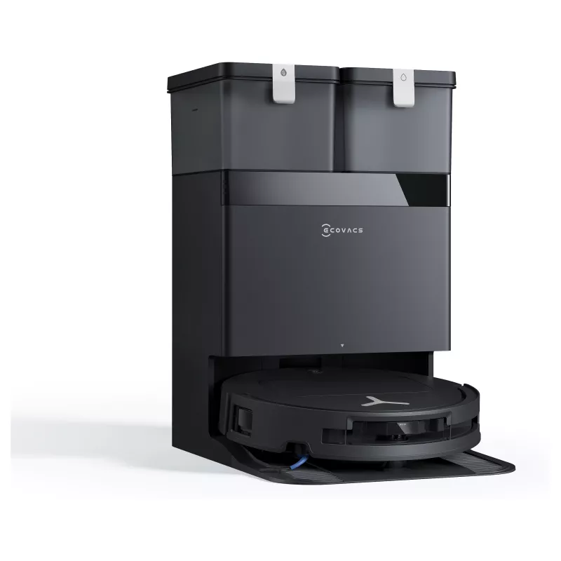 ECOVACS DEEBOT T50 OMNI Gen3 Saug- und Wischroboter, Schwarz, 8000 Pa Saugkraft, Auto-Entleerstation