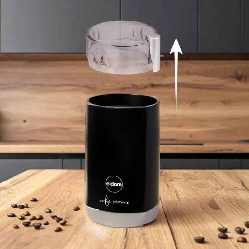 ELDOM MK40 Kaffeemühle Schwarz 150W Messermühle