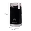 ELDOM MK40 Kaffeemühle Schwarz 150W Messermühle