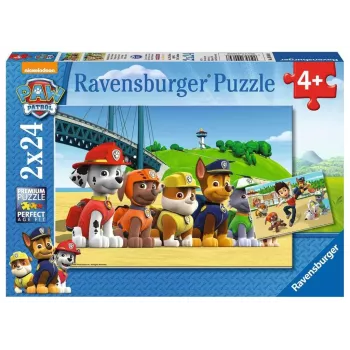 Ravensburger Puzzle 2x24 Teile Team Paw Patrol