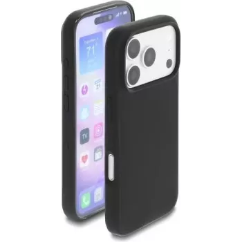 Delock Soft-Touch Silikon-Schutzhülle für iPhone 15 Pro, Schwarz (81644)